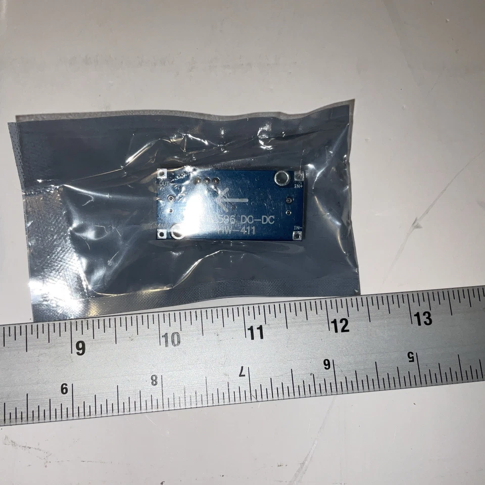 Convertidor de buck reductor LM2596 DC-DC HW-411 paquete de 3 NUEVO Foto 2 de 3