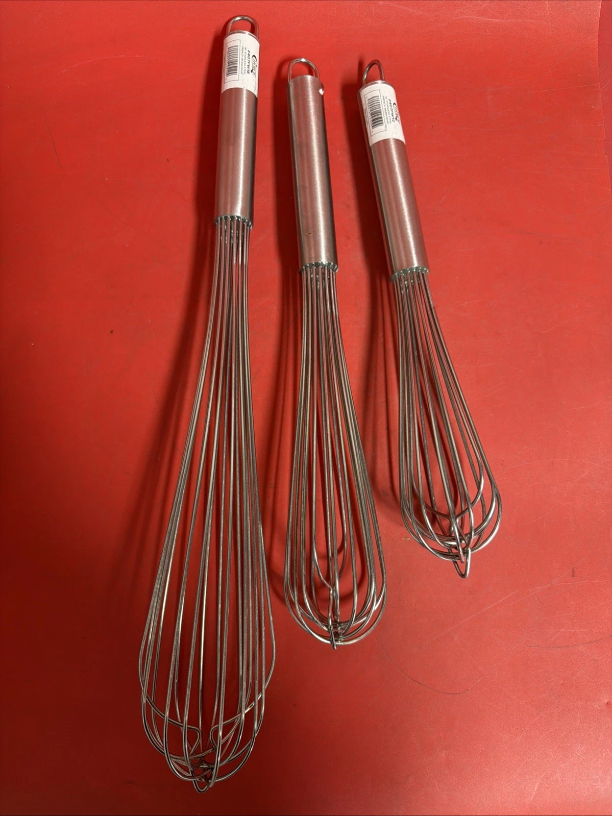 Choice Stainless Steel French Whisk Set 3 Pc 12 14 18 Inch NEW
Opens in a new window or tab