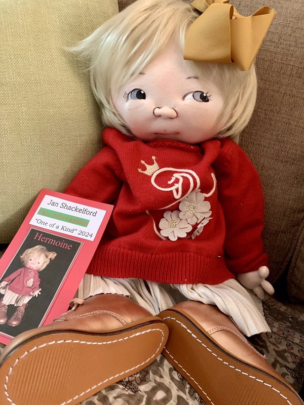 Cute! "HERMOINE" 2024 OOAK "FALL INTO FASHION" JAN SHACKELFORD ARTIST BABY DOLL