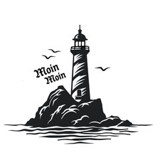 Leuchtturm Maritim Auto/ Wandtattoo Aufkleber WOMO Wetterfest-UV Beständig-Reise
