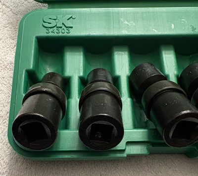 SK Tools 5 Pc. 1/2” Drive Fractional Swivel Impact Socket Set w
