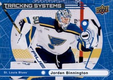 2025-26 Upper Deck #TS-25 Jordan Binnington Tracking Systems