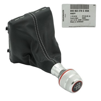 Schaltknauf mit Schalthebelverkleidung für Audi A3 8V0863278G Original