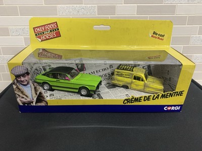 Corgi Only Fools and Horses Del's Reliant Van & Cap-Ri Ghia Auto Brandneu in Box
