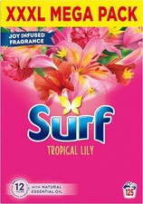 125 Washes Surf Concentrated Tropical Lily & Ylang-Ylang Laundry powder-6.25kg