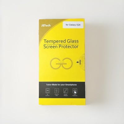 Two JETech Tempered Glass Screen Protector For Samsung Galaxy S24.Privacy Screen