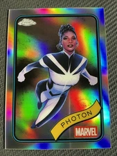 2025 Topps Chrome Marvel - PHOTON #24 - Silver REFRACTOR Comic Book Card