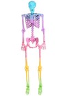 Crazy Bones Poseable Skeleton in Rainbow