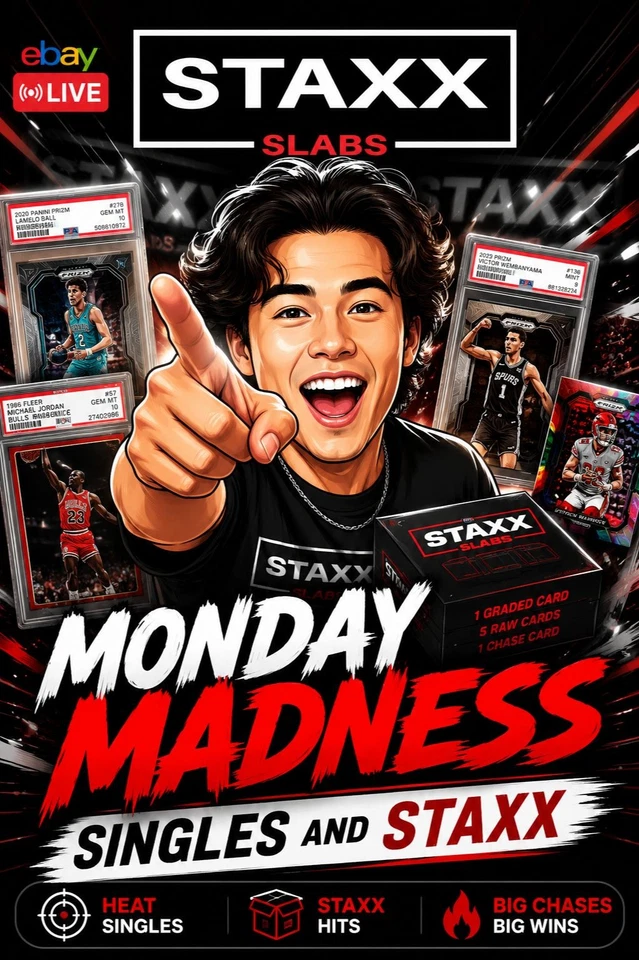 MONDAY MADNESS!!! SINGLES AND STAXX
