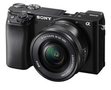 Sony Alpha a6100 24.2MP Mirrorless Camera - Black with 16-50mm Lens Kit