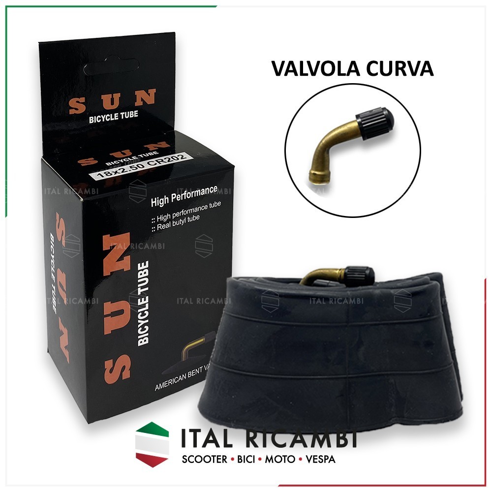 Camera d'aria per bici elettrica 18 x 2.50 pollici