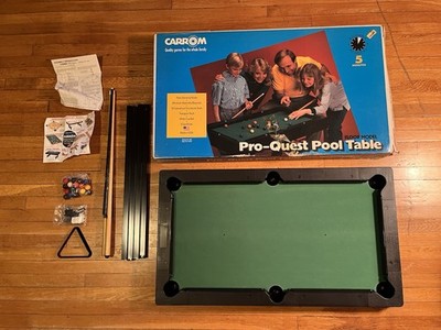 VINTAGE Carrom Pro Quest Pool Table Floor Model 40  Made In USA 80s