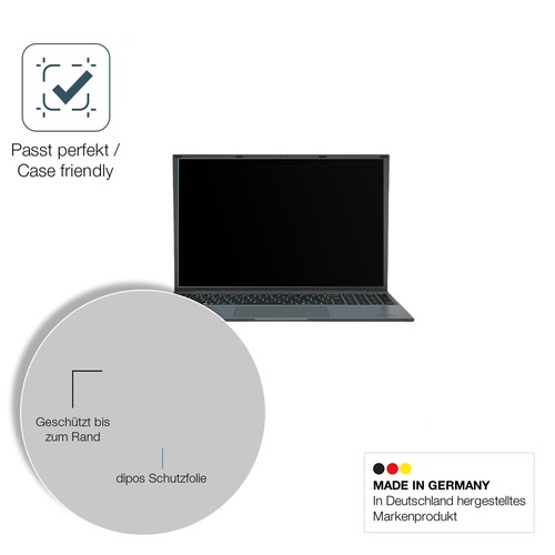 2x Screen Protector for Medion E16443 matte Flexible Glass 9H dipos - 第 6/7 張圖片