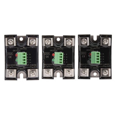 BERM Solid State Relay Dual Channel DC Control Dual Channel AC Single Phase SSR