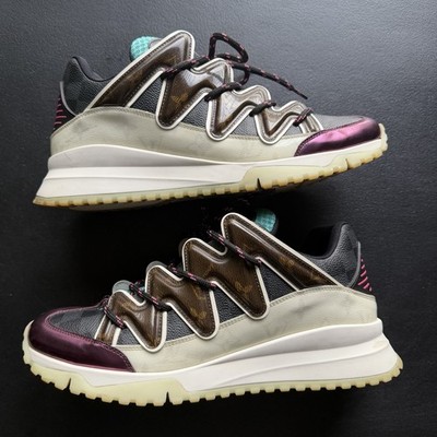 Size 10LV / 11 US Louis Vuitton Monogram Damier Zig Zag Sneakers Virgil Pharrell