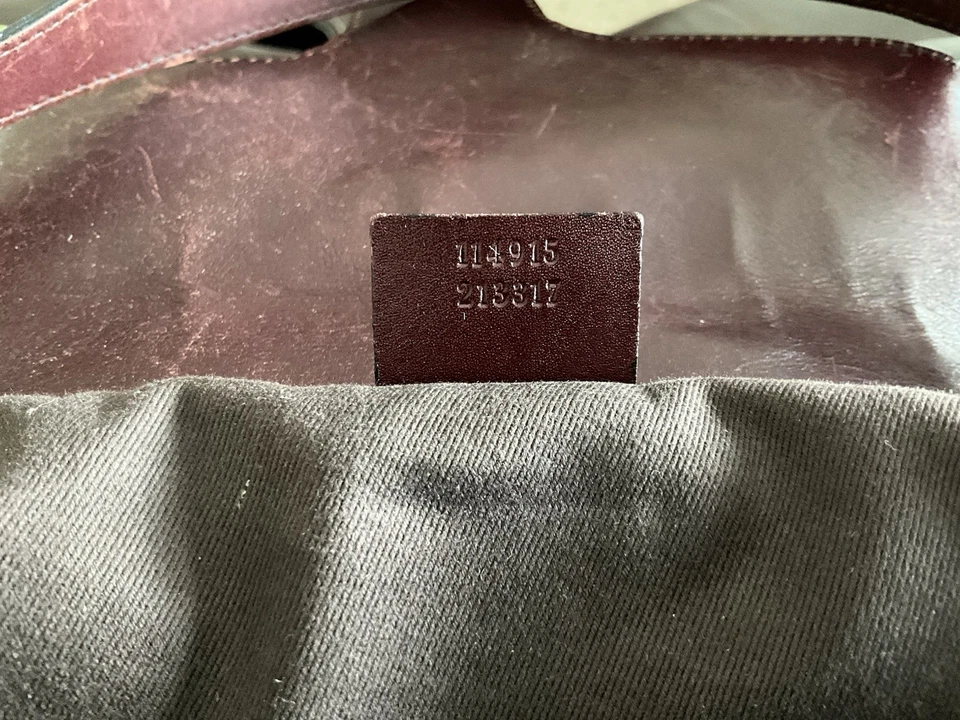 BOLSO DE HOMBRO DE LONA GUCCI VINTAGE MAGNÍFICO HORSEBIT GG # 114915 213317 Foto 4 de 4