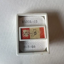 NUCLEAR CHICAGO DOSIMETER RADIATION BADGE 8-5-1966 RETROFUTURISM MID CENTURY