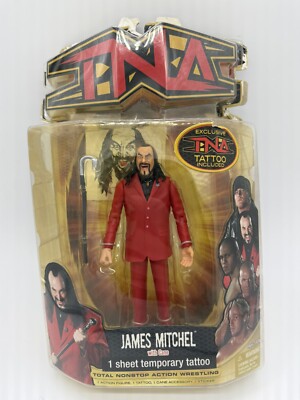 Marvel Toys 2007 TNA James Mitchel Series 8 Action Figure w/ Tattoo New