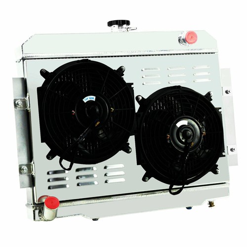 3Row Radiator+Shroud Fan Fit 72-86 Jeep CJ5/CJ6/CJ7 81-85 Scrambler 3.8/4.2/5.0L - Picture 9 of 17