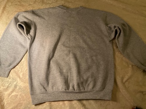 VINTAGE MIAMI HURRICANES FOOTBALL SWEATSHIRT Men's SZ Large Gray - Picture 4 of 5