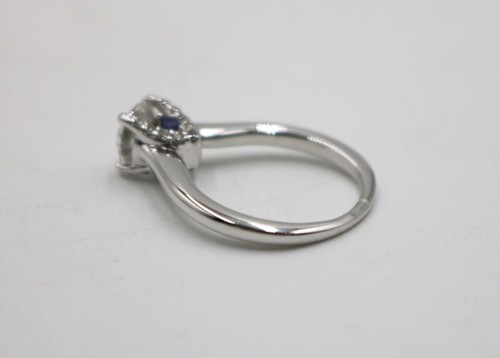 Vera Wang 14K WG 1 1/5 CTW Round Diamond Solitaire Wedding Engagement Ring - Picture 3 of 12