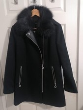 Roman Ladies Black Coat Size10