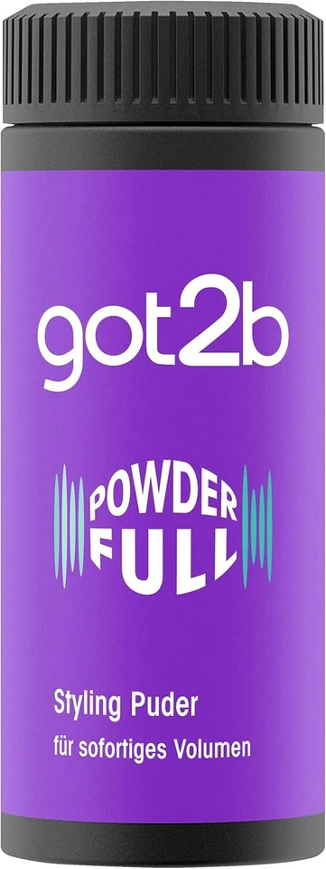 Got2b Styling Puder Powderfull (10 g), Haarpuder verleiht sofortiges Volumen - Bild 2 von 4