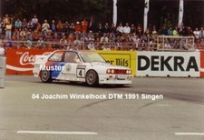 Zdjęcie 13x18 cm DTM 1991 Joachim Winkelhock - BMW M3 (02)