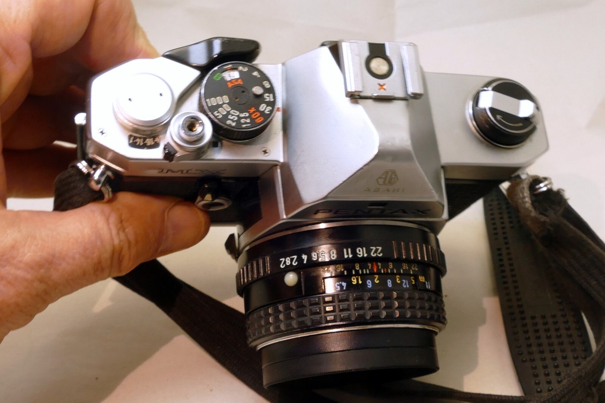 Pentax MX 35mm SLR Camera Kit w/ 50mm SMC F2 PK Lens - 3 F stops