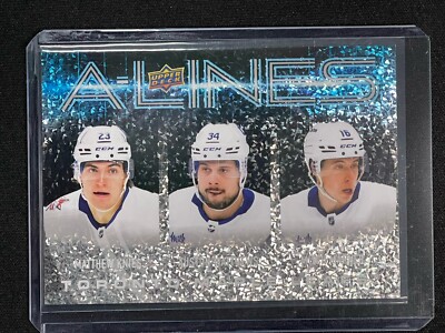 2024-25 Upper Deck Series 1 A-Lines #AL-28 Speckled - NHL  Tornado Maple Leafs