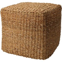 Hocker Aus Seegras, 40 X 40 X 38 Cm