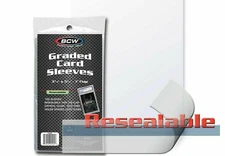 BCW Graded Card Sleeves 3 3/4 x 5 1/2 (100 per pack)
