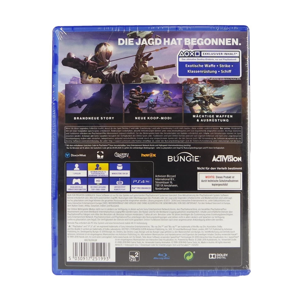 Destiny 2 Forsaken Legandary Collection für PS4 | NEU mit CD - Bild 2 von 4