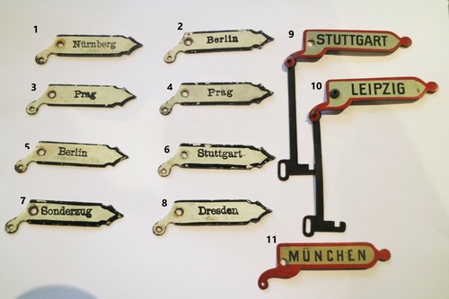 AB912: Señales de destino de tren Marklin vintage o similares listado múltiple - Imagen 3 de 4