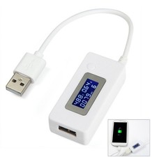 LCD Dual USB Charger Mobile Power Detector Voltage Current Meter Tester Monitor