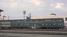 SP 3702 bilevel suburban coach at SP depot San Francisco CA 5 x 7 Photo