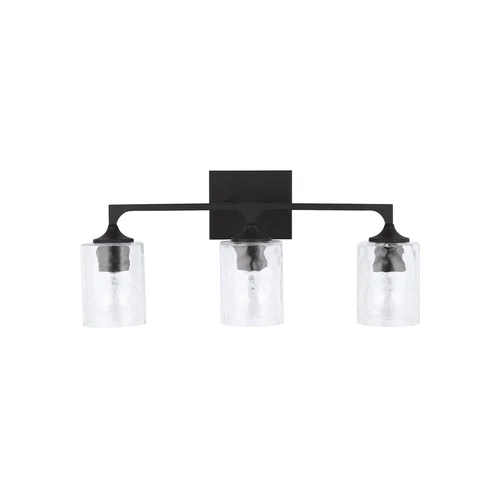 Capital Lighting 137331BI-486 Clint Clear Water Glass Bath Vanity Wall Mount,... - Picture 1 of 8