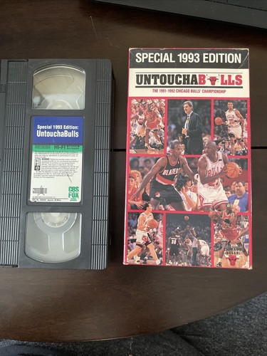 NEW 1993 UNTOUCHABULLS Chicago Bulls 1991-1992 Champion VHS Special Edition - Picture 3 of 3