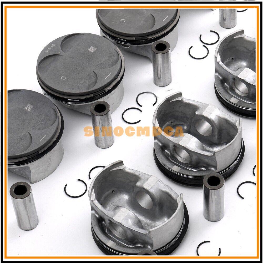 N62 4.4L 8pcs Pistons Ring Kit 11257519916 For BMW 545i 645Ci 745i  