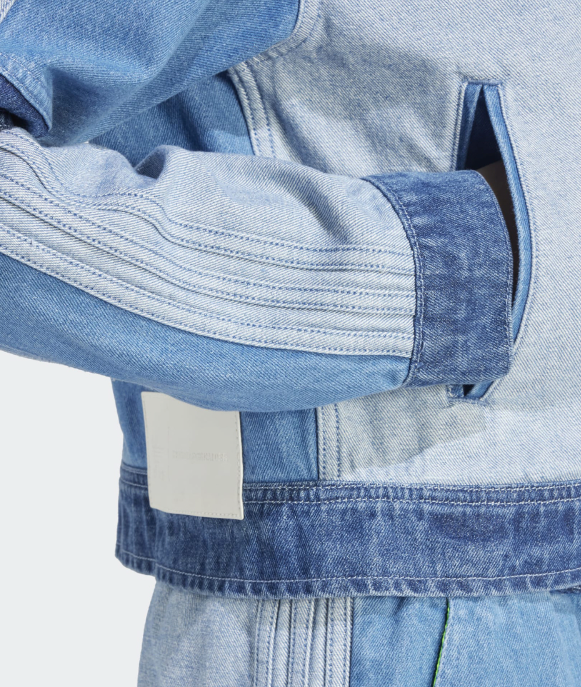 adidas KSENIASCHNAIDER Denim Patchwork Track Top Women's Jacket