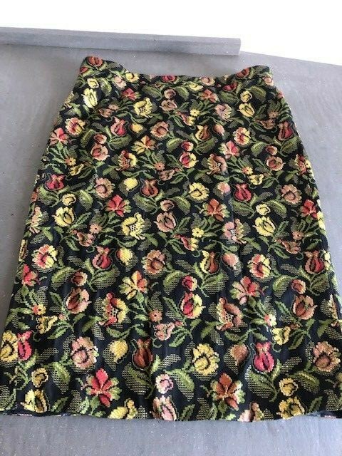 Yves Saint Laurent originale gonna donna tg 48 woman skirt