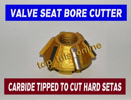 VALVE SEAT CUTTER CARBIDE TIPPED ALL SIZE TOP - BASE- THROAT CUT CHOOSE YOUR OWN - Picture 9 of 10