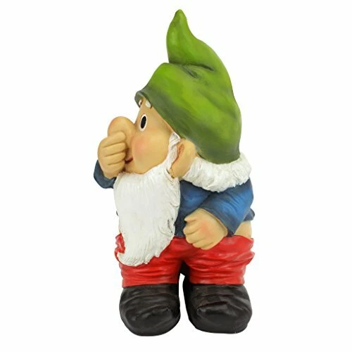 Garden Gnome Statue Stinky The Garden Gnome Naughty Gnomes Mooning Gnomes Statu - Picture 3 of 5