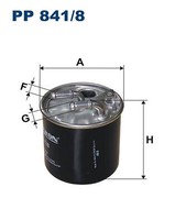 Filtron Pp 841/8 Kraftstofffilter For MERCEDES-BENZ