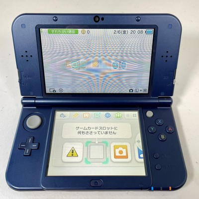 New Nintendo 3ds Xl Console Blue Plays Us Games W 32gb Sd Stylus Ebay
