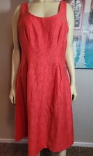 Nine West Dress coral pockets  16