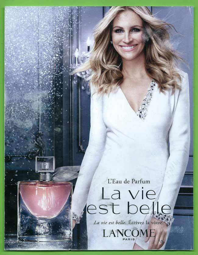 stimulere samarbejde Alfabet Paper Advertising - 2015 Lancôme "La Vie Est Belle" Perfume, Julia Roberts  | eBay