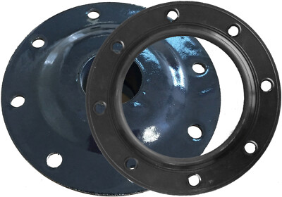 Flanschdeckel 1 1/2 Zoll Aufnahme mit Dichtung - Adapter Flanschplatte Gewinde