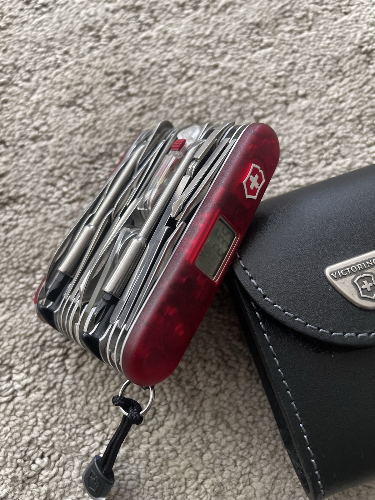 Victorinox SwissChamp XAVT 1.6795.XAVT Ruby Swiss Army Knife