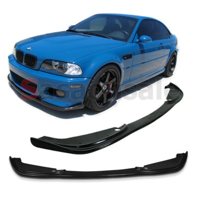 [SASA] Fit for 2001-2006 BMW E46 (Factory M3 Bumper Only) H PU Front Bumper Lip